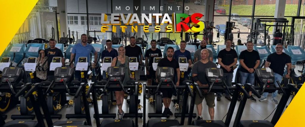 Academias do Rio Grande do Sul recebem bikes do movimento Levanta Fitness RS